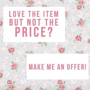 Always open to offers. Everything must go 💕